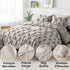 The White Moss Hannah Reversible Print Pinch Pleat Winter Comforter With Pillow Covers